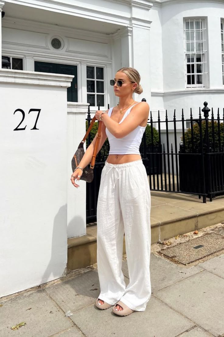 Bored of Your Jeans? These Linen Pants Outfit Ideas Feel So Fresh
